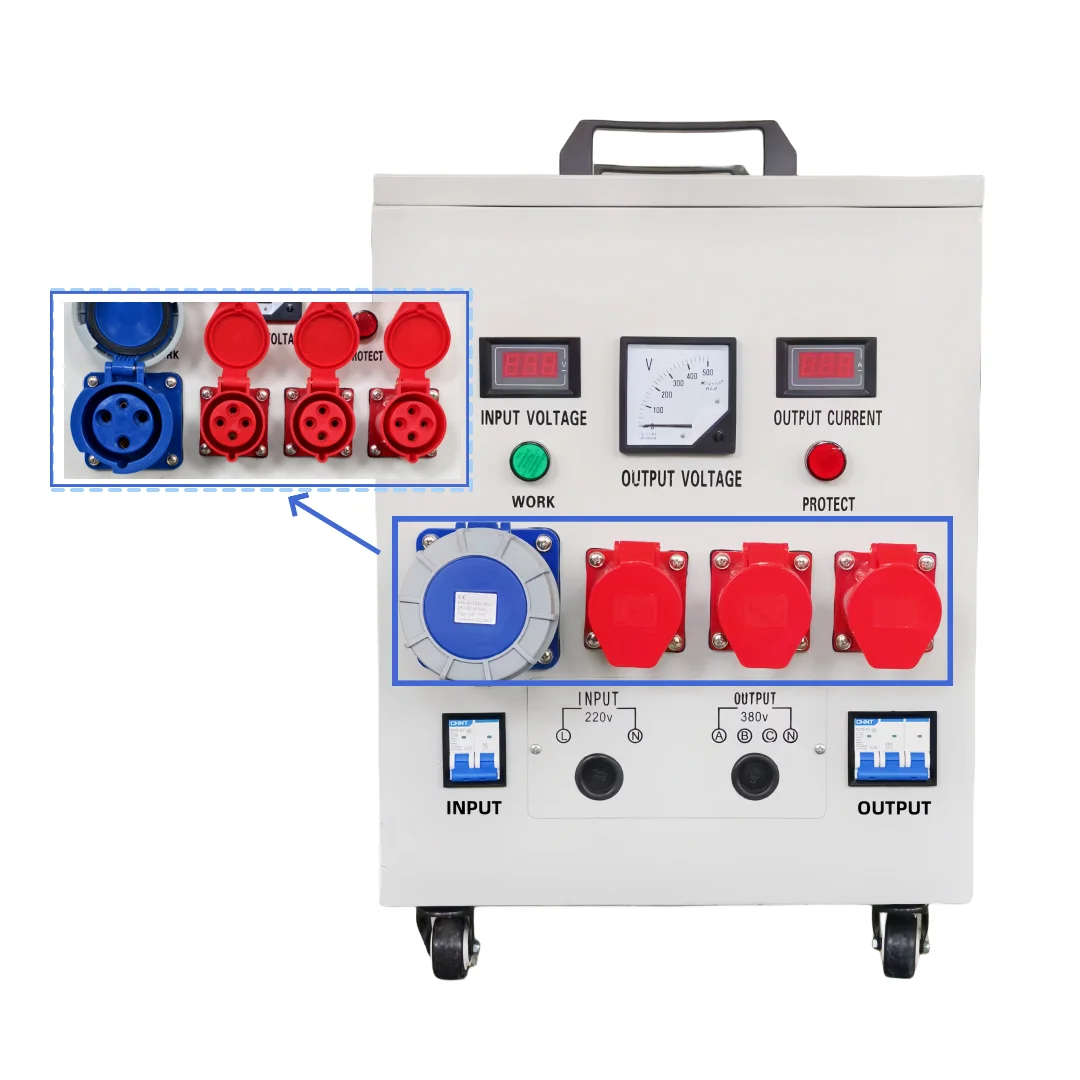 

10kva 1 Phase to 3 Phase Transformer Voltage Converter 220v to 380v 400v 440v