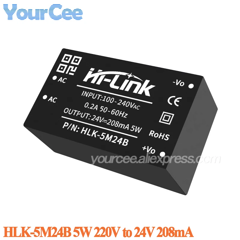 5W 220V to 5V/3.3V/9/12V/15V/24V AC to DC Step Down Buck Power Supply Module HLK-5M03 HLK-5M05 HLK-5M09 HLK-5M12 5M24 5M15 5M03C