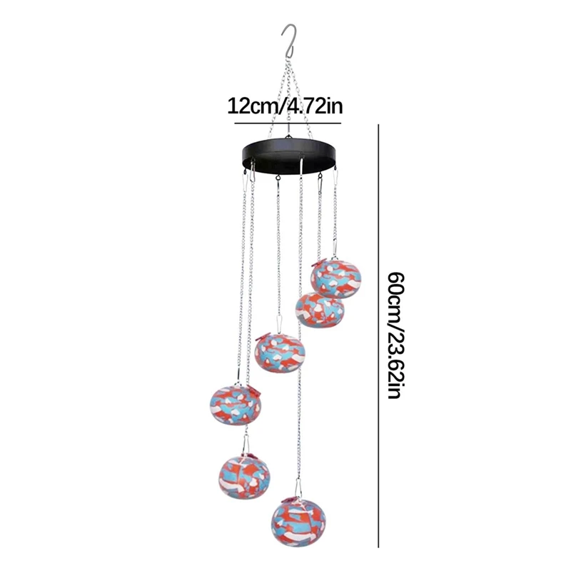 Charming Wind Chimes Bird Feeders For Outdoors Hanging Ant And Bee Proof,Never Leak,Perfect Garden Decor