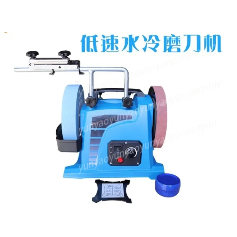 

8-дюймовая многофункциональная точилка для ножей с водяным охлаждением, регулируемая по скорости, шлифовальная машина с водяным охлаждением, полировальная машина