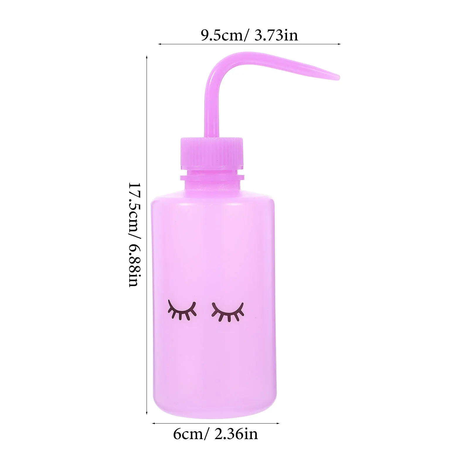 2Pcs Eyelash Washing Bottles 250Ml Squeeze Lash Wash Bottle Narrow Tip for Precision Watering Lash Cleaning Plant Irrigation