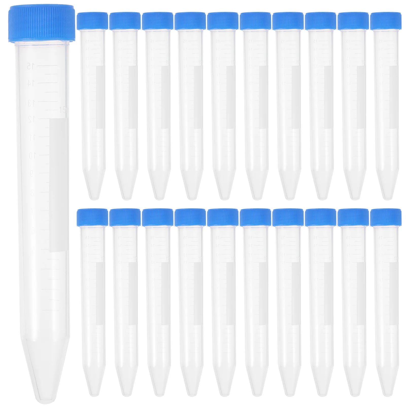 

50pcs Tube Lab Test Micro Tubes Clear High Transparency Plastic Screw Caps Precision Measurement Food Coloring Craft