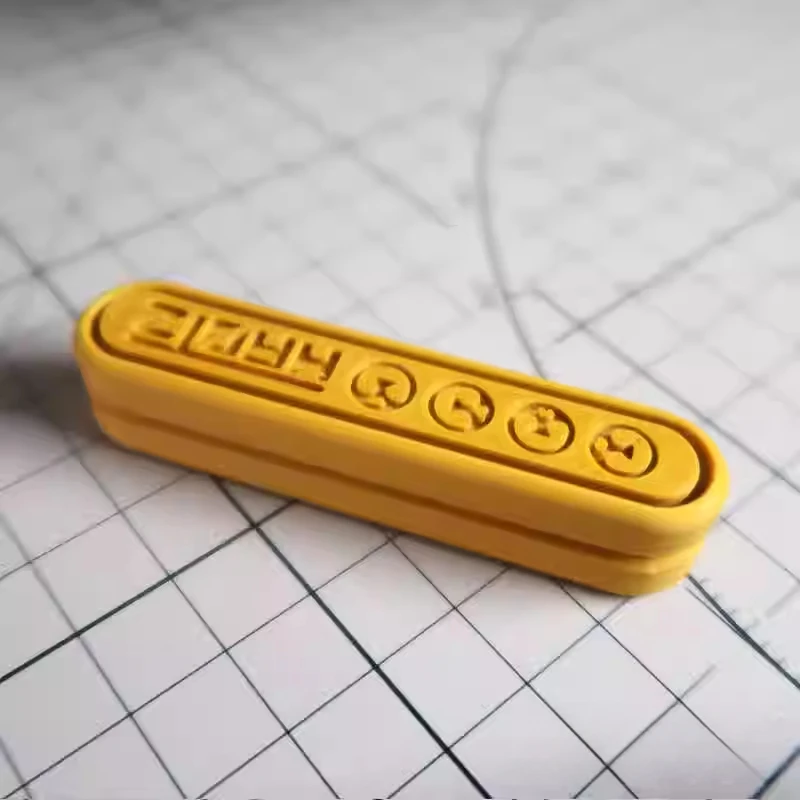 기계식 슬라이더 마그네틱 푸시 카드 푸시 플레이트 햅틱 코인 EDC 안티 스트레스 감소 장난감 미니 Fidget 무제한 위치