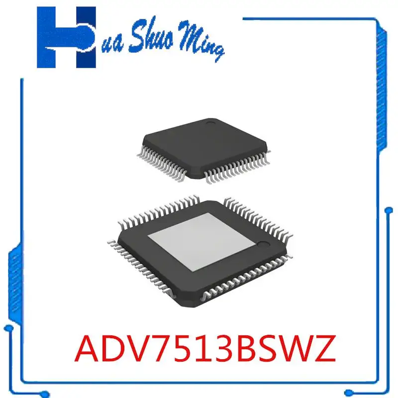 

2Pcs/Lot ADV7513BSWZ 7513BSWZ ADV7513 7513 QFP