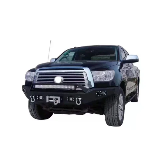 Heavy Duty HD Off-Road Steel Powder Coated Front Bumper Bull Bar Bumper Guard For Dodge Ram F150 Tundra Silverado GMC