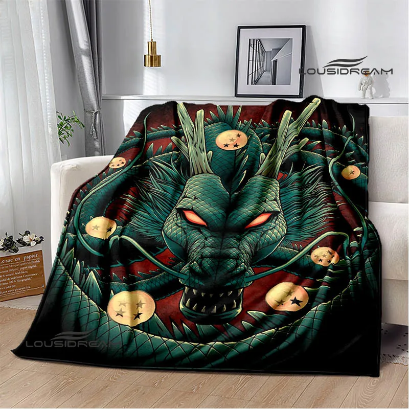 3D D-Dragon-B-Ball cartoon printed blanket Picnic blanket Warm Flannel blankets Home bed linings blankets for beds Birthday Gift