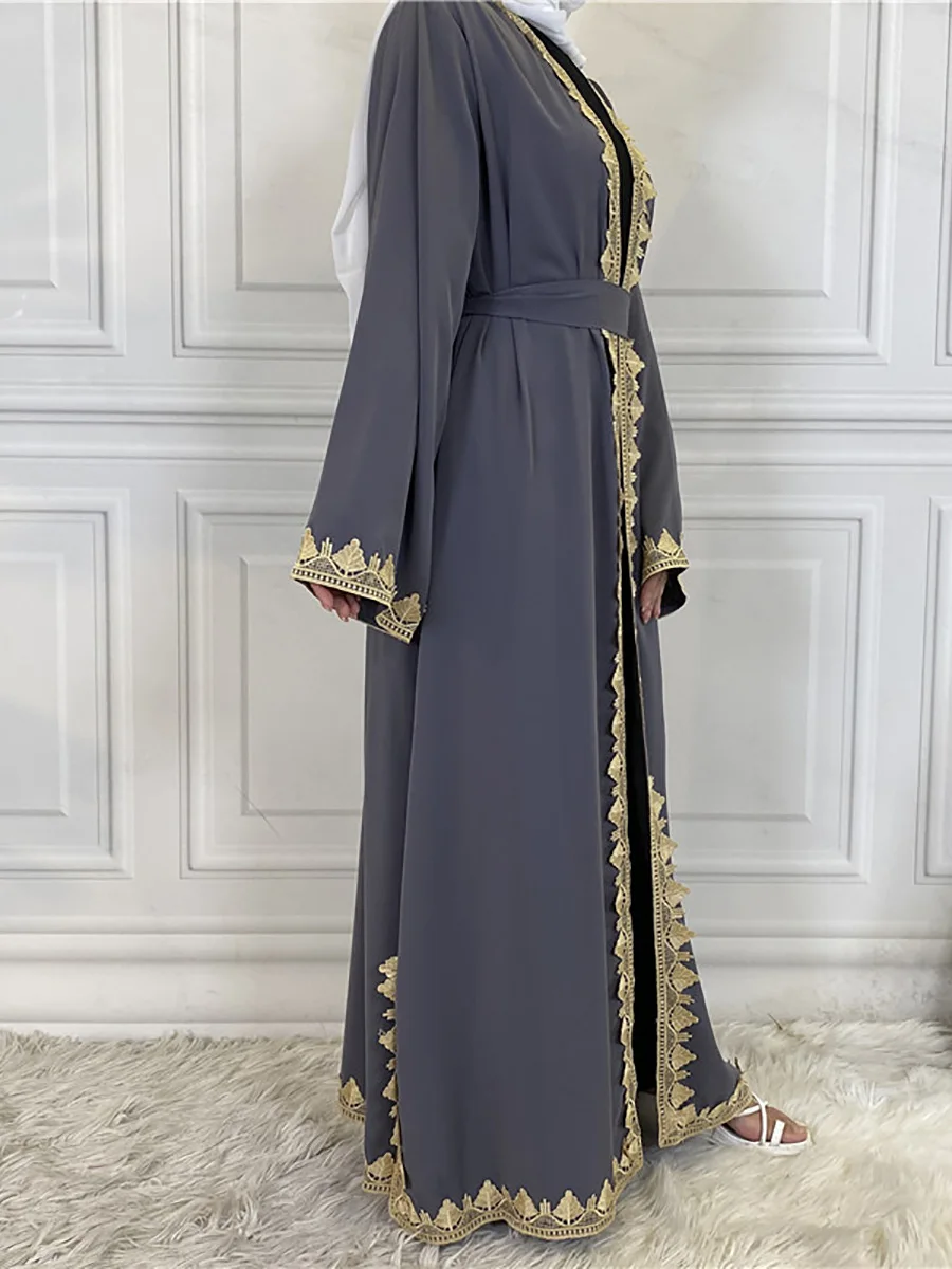 Modest Abaya Ramadan Dubai Robe Femme Musulmane Turkey Kaftan Islamic Clothing Muslim For Women Kimono Caftan Marocain Cardigan