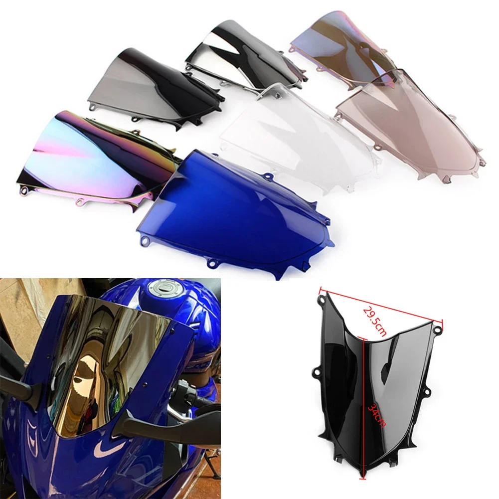 Motorcycle Accessories Windscreen Windshield Screen Deflector Protector For Yamaha YZF 600 R6 R7 2017-2019 2020 2021 2022 2023