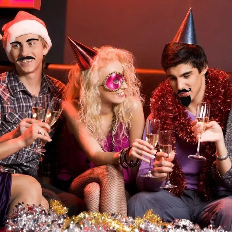 31BF Neuheit gefälschte Schnurrbärte, Schnurrbartpartei, selbstklebende Schnurtsbardschache