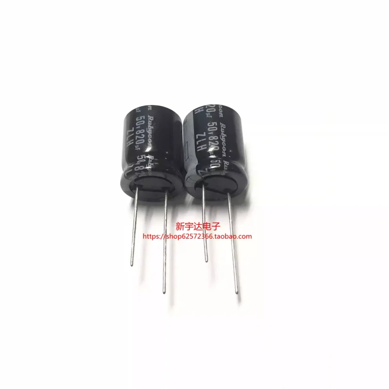 

10-100PCS Japanese Ruby 50V820UF 16X20 ZLH High Frequency Low Resistance 820UF 50V Electrolytic Capacitor