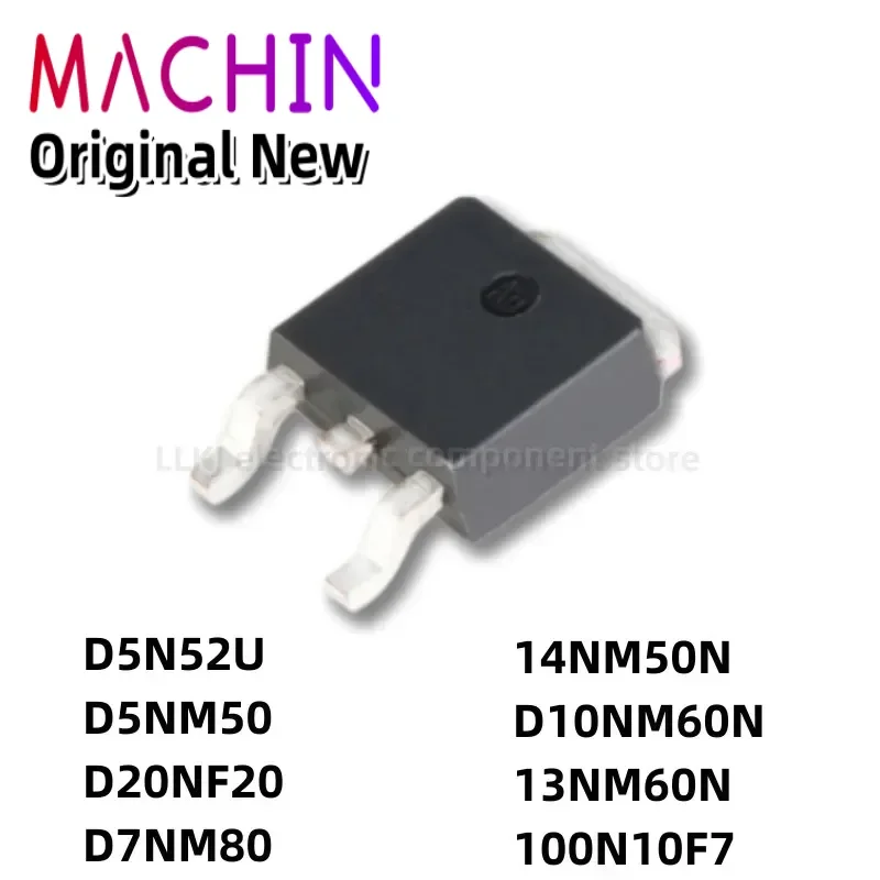 1pcs STD5N52U STD5NM50 STD20NF20 STD7NM80 STD14NM50N STD10NM60N STD13NM60N STD100N10F7 TO252 N channel Fet.