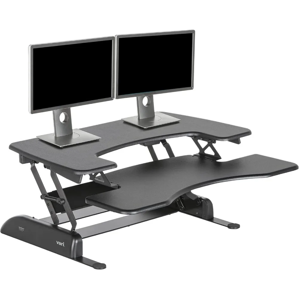 

Pro Plus 36 - Adjustable Desk Converter with 11 Height Settings - Laptop Sit Stand Desk Riser for Table Tops and Home Office