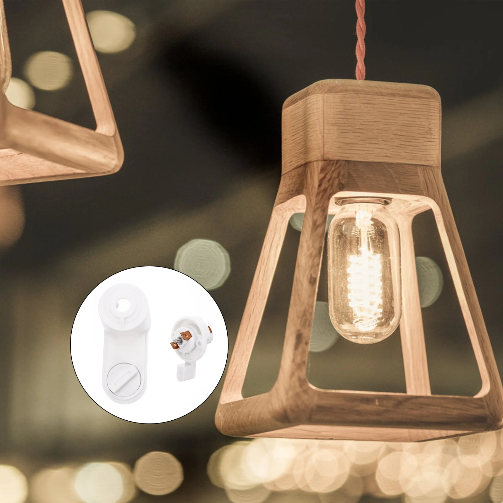 

Track Light Adapter Pc Material 2-Wire Connector For Bulb Installation Plastic Rail Electrical Continuity Lighting