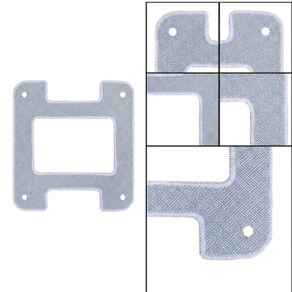 Auto Window Cleaner Pad Microfiber Mop Pad Dense Microfiber Composite Strong Water Absorption Reinforced Stitched Edge As Shown