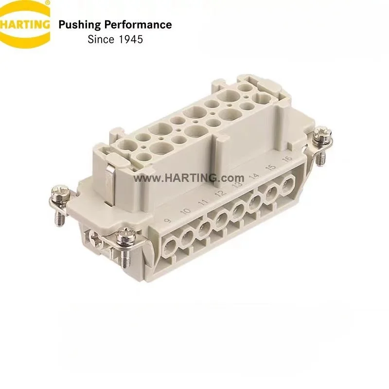 

Новый оригинальный разъем Harting 09330162701, разъем питания для тяжелых условий эксплуатации Han E 16P F, винтовая клемма