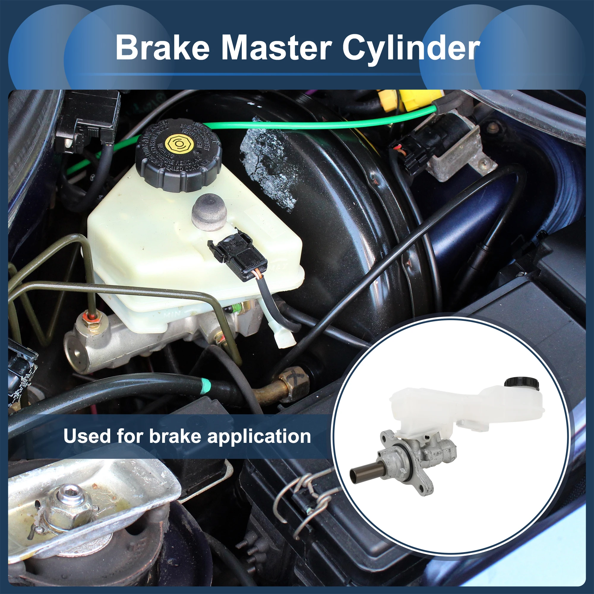 

UXCELL Brake Master Cylinder with Reservoir No.DNY14340Z for Mazda MX-6 1992-1997