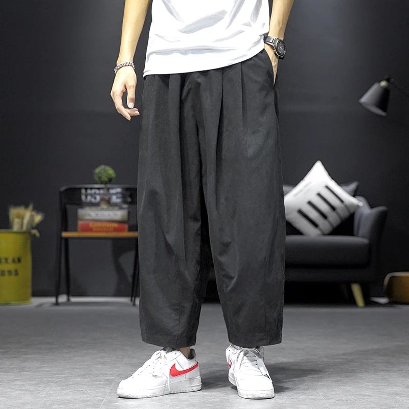 New Men\'s Cargo Pants Casual Harem Trousers Male Hip Hop Jogger Sweatpants Fashion Streetwear Men Pants Oversized Big Size 5XL