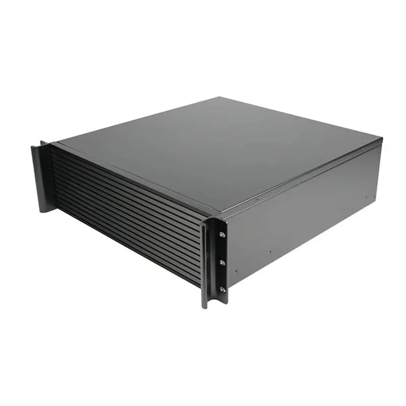 19-Inch Rack Mount Case Computer Server Case with Cooling Fan Hard Disk Stand