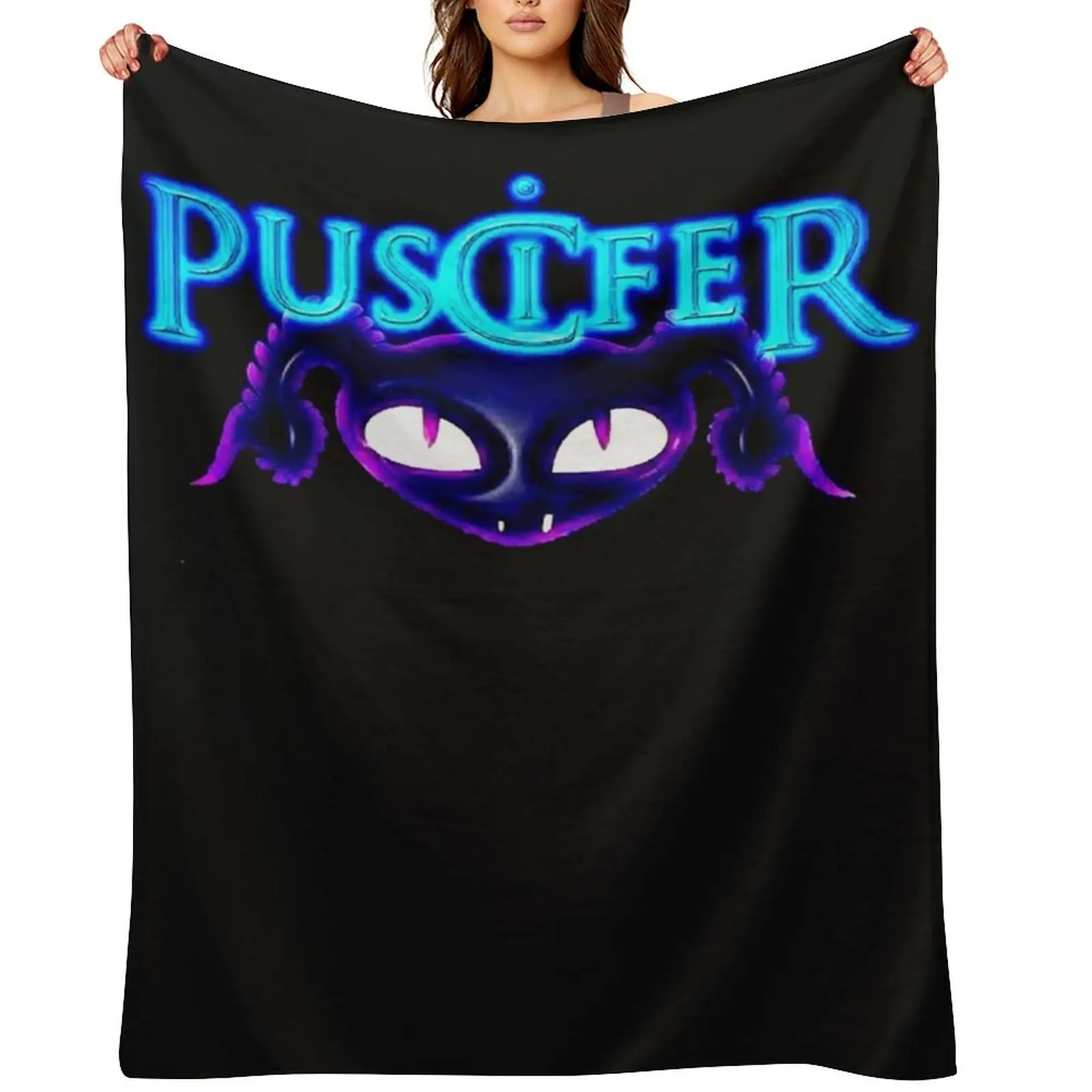 

Best Logos Puscifer Rock Band Exselna Perfect Gift Classic T-Shirt Throw Blanket Kid'S sofa bed Warm Designers Blankets