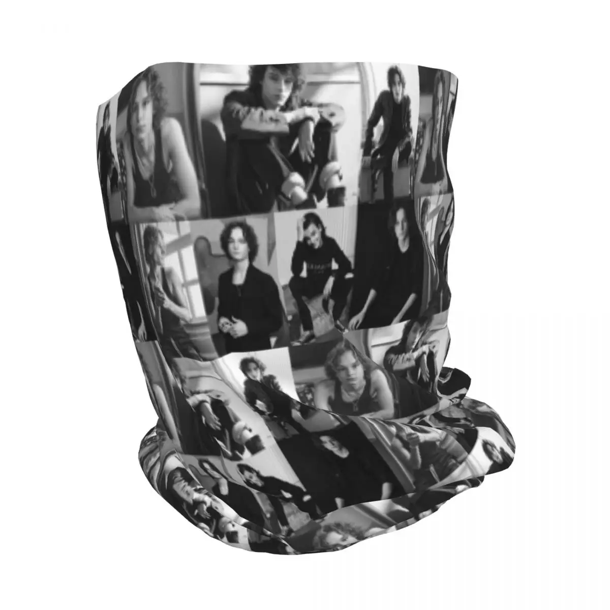 Black And White Mason Thames Collage Bandana Neck Gaiter Mask Scarf Multifunction Cycling Scarf Beanies Hat for Men Women