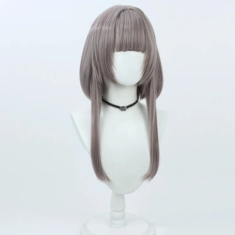 Anime Call of the Night Nanakusa Nazuna Cosplay Wig PYofukashi no Uta Nanakusa Nazuna Grayish Heat Resistant Synthetic Hair