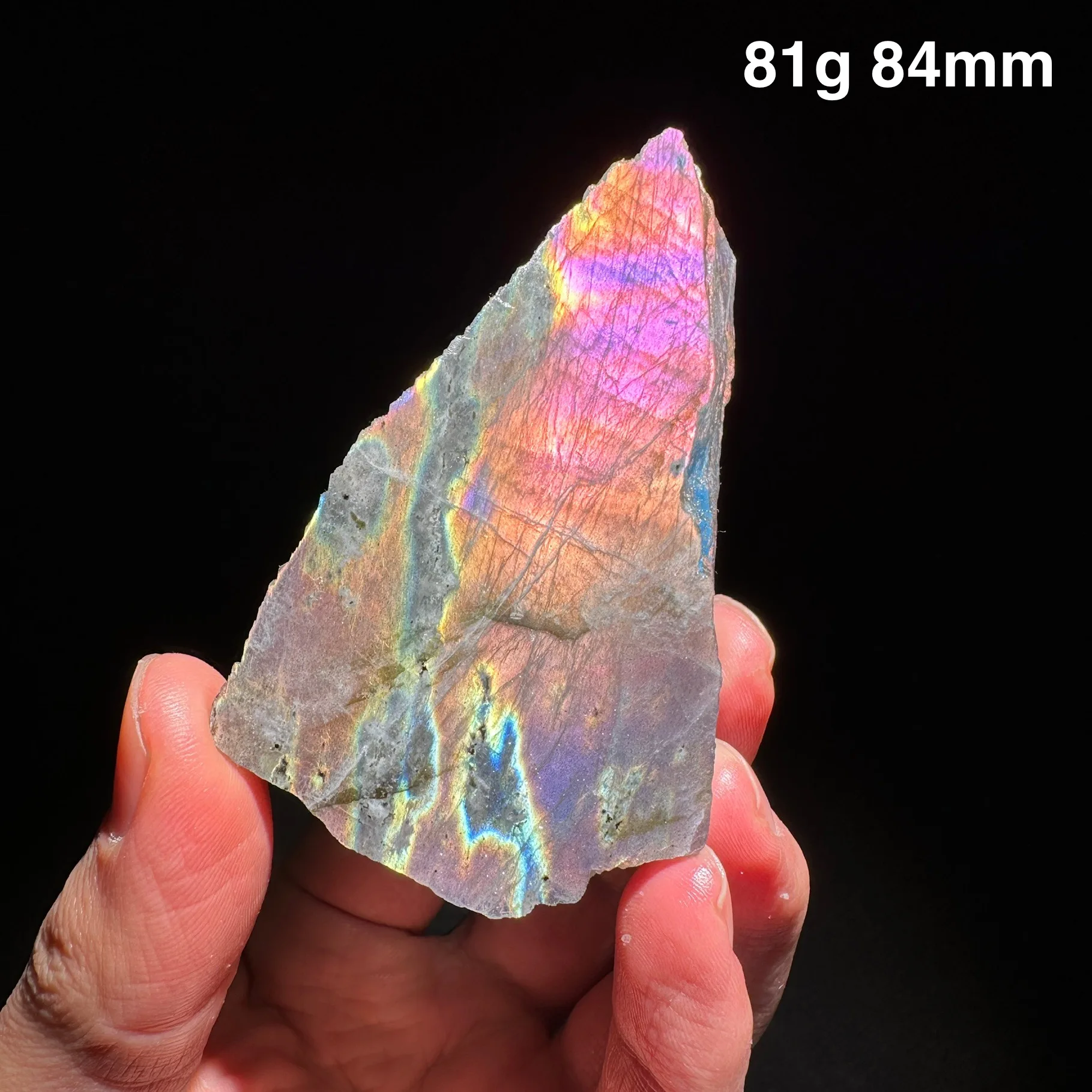 Purple Labradorite Slab Crystal Stone Quartz Minerals Home Decoration Reiki Craft Geode Gem Energy Lrregular Meditation Love