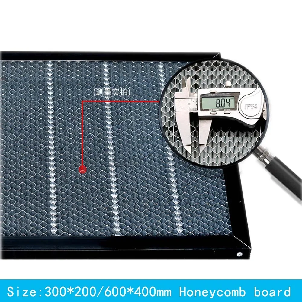 Imagem -03 - Gravador a Laser Honeycomb Mesa de Trabalho Clean Cutting Table Proteger Painel de Aço Plataforma Board 300x200 mm 400x600 mm