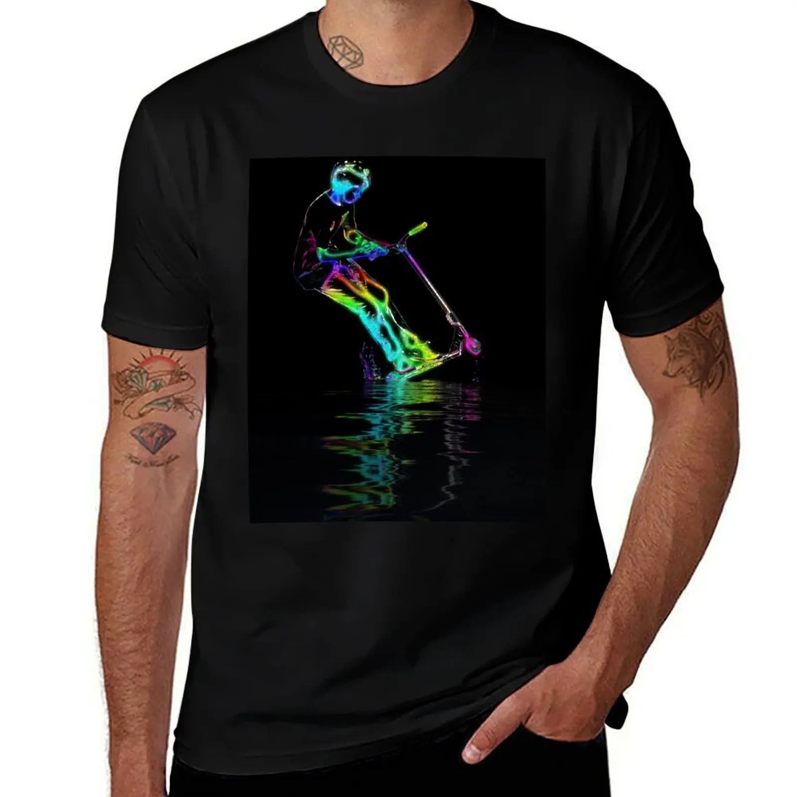 Puddle Jumping - Scooter Boy T-Shirt Christmas Theme Tee Top T-Shirt