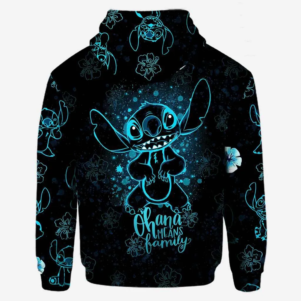 2024 New Stitch Cartoon Anime Men Hoodie Fashion Merry Christmas Children Pullover Tops Spring Autumn Women Oversized Sweatshirt