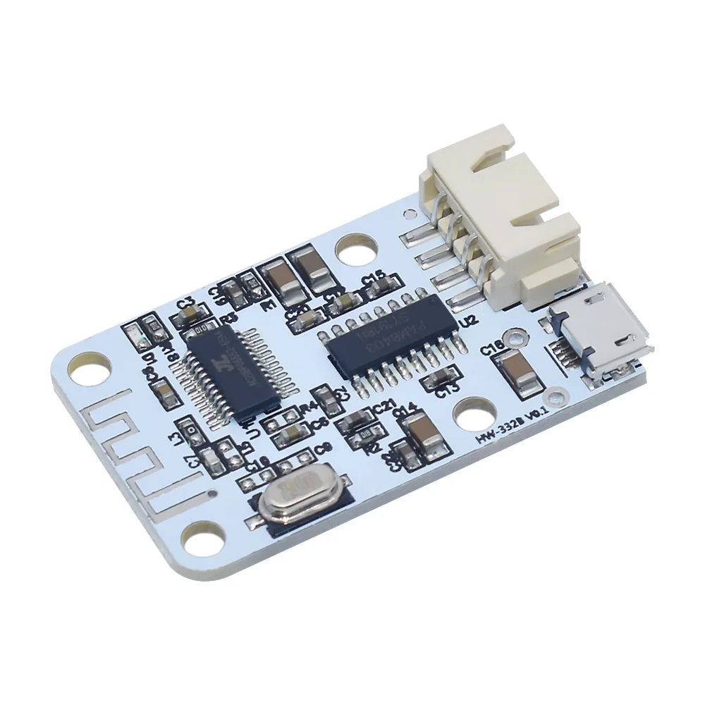 PAM8403 Wireless Bluetooth 4.0 Stereo Audio Receiver Module Digital Amplifier Sound Loud Board Micro USB 3W+3W 5V DC For Arduino