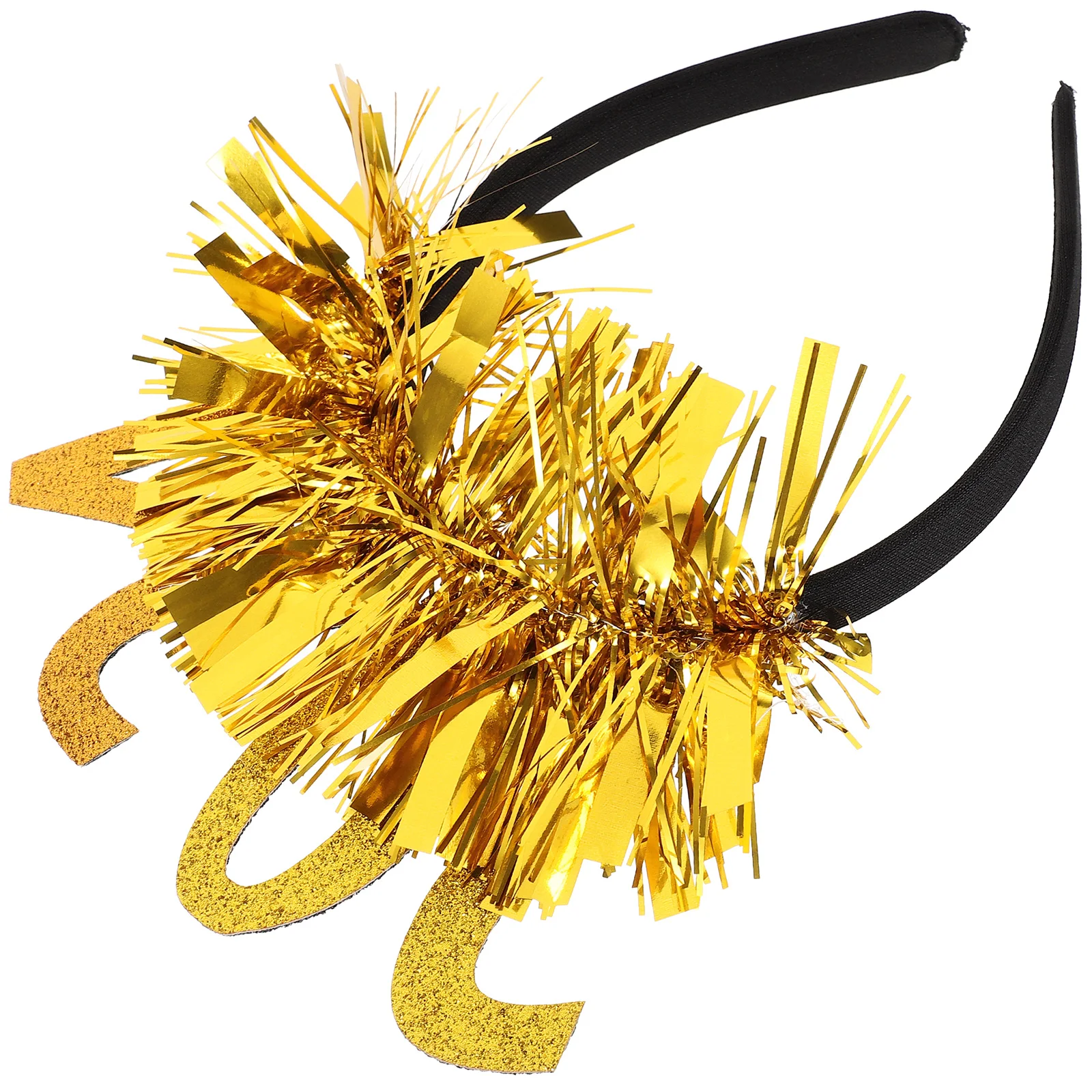 

2024 Glitter New Year Headband Party Hairband Gold Headdress 2024 New Year Eve Party Supplies Costume Decoration Festival Hair