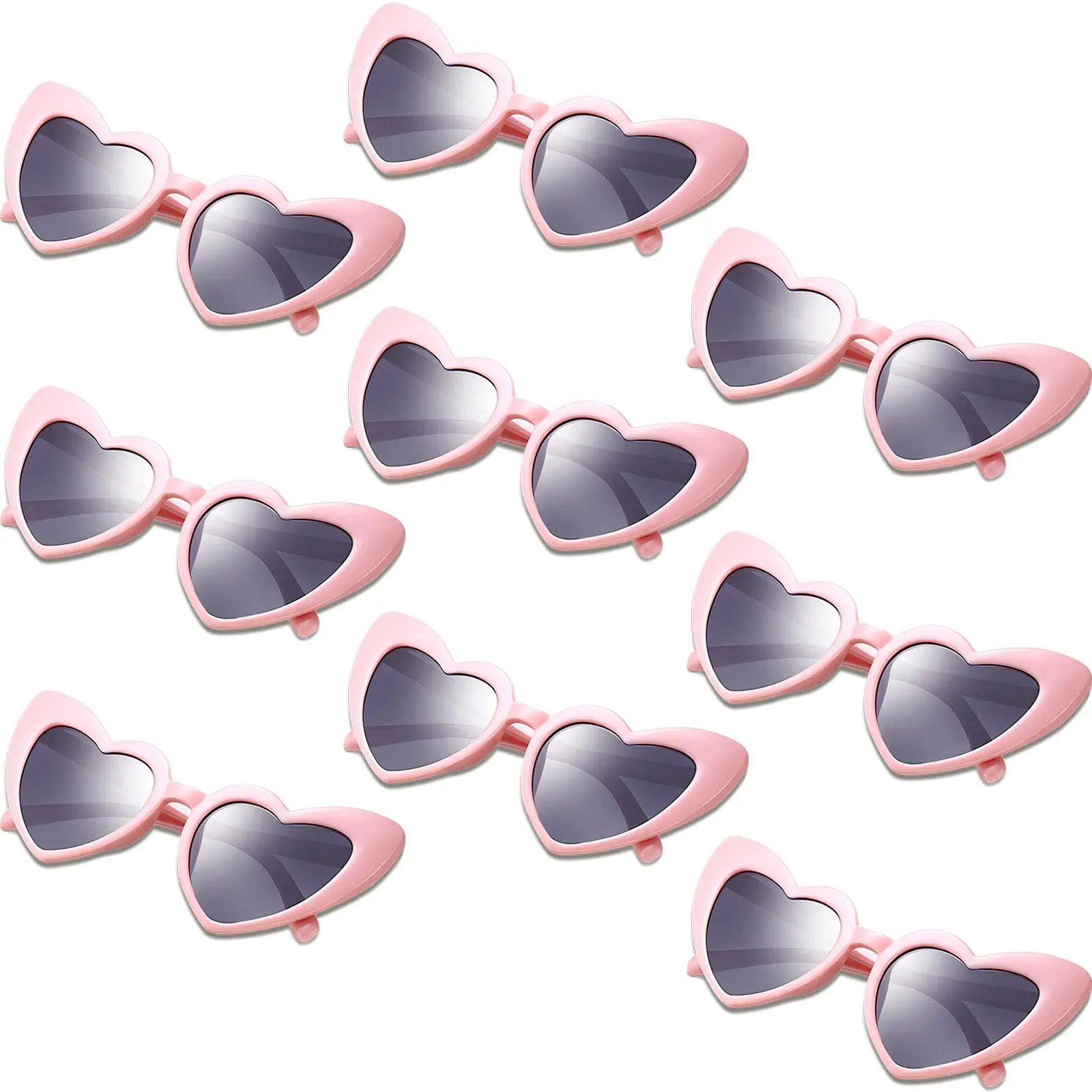 NONE 12–100 Paar Hochzeit Bodas Herz Sonnenbrille Bachelorette Bachelorette Junggesellinnenabschied Brille Team Braut Brautjungfern Trauzeugen Geschenke 6