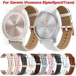 20mm Strap For Garmin Vivomove Luxe Trend Sport Style HR Bracelet Venu SQ/Venu 2 Plus/Vivoactive 3 5 Replacement Wristband