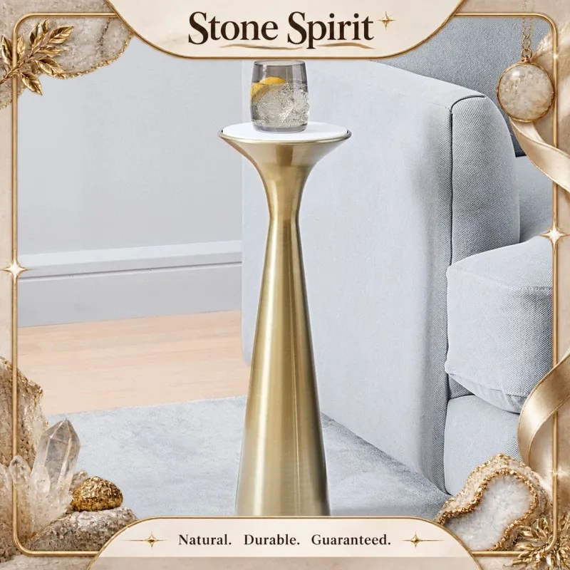 Nordic Minimalist Style Furniture Home Living Room Artistic Decoration Golden Edge Table Luxury-Hotel Lobby Vase Display Stand