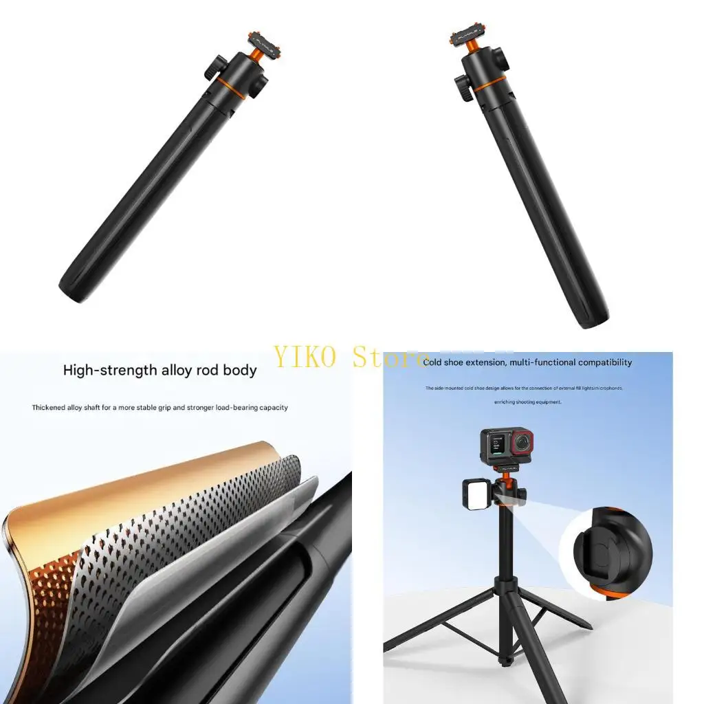 

K32C Heavy Duty Aluminum Alloy Tripods For 2 With Quick Release Mount