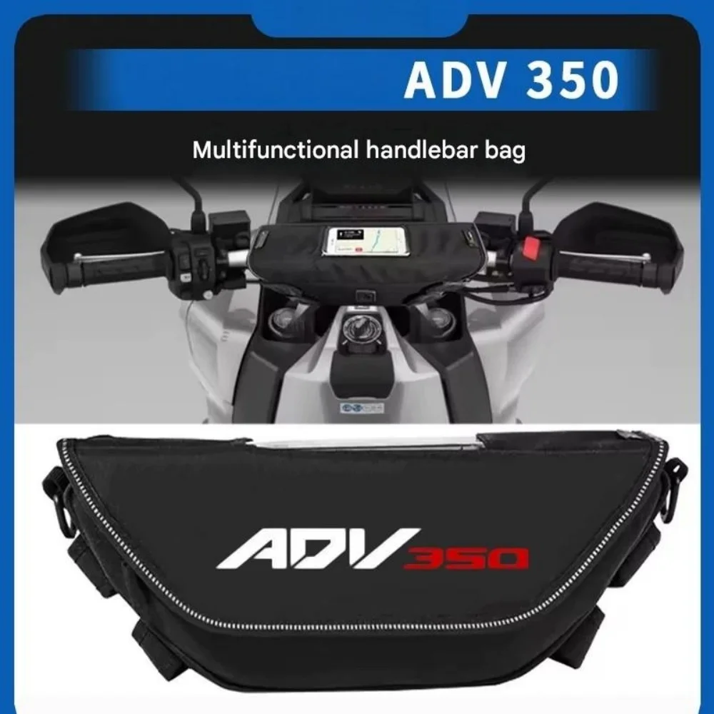 For ADV 350 Wear Resistant Waterproof Fabric Handlebar Bag Block Rain Splash Protect Inner Items On Wet Road Rides