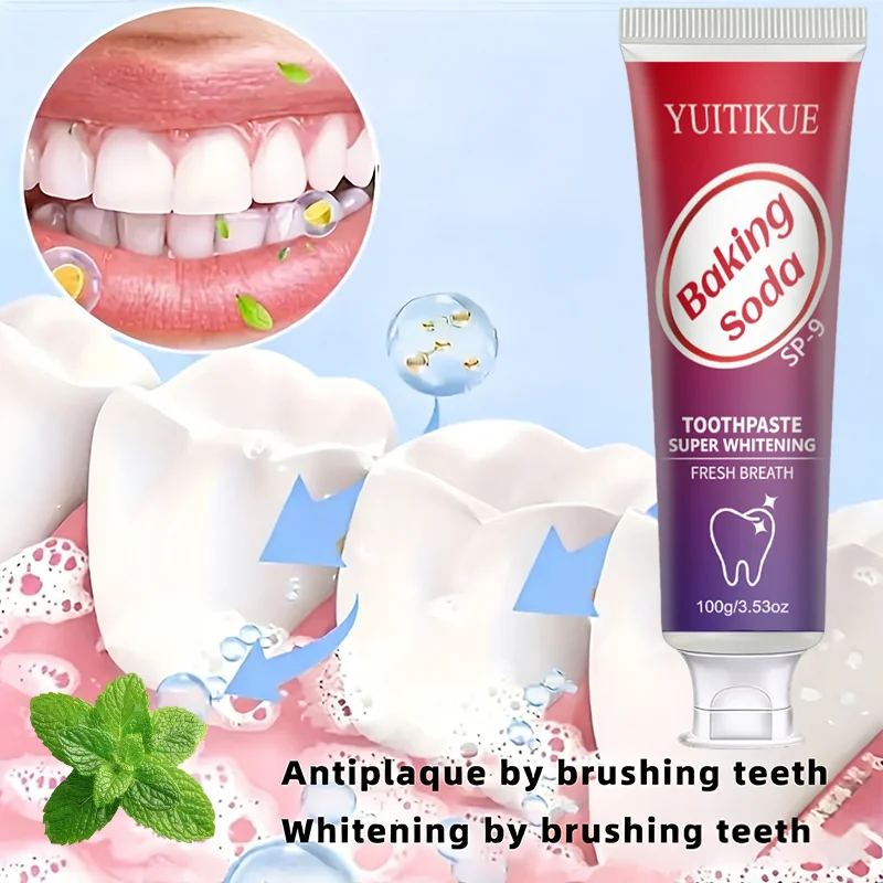 YUITIKUE Dentifricio al Bicarb - Teeth Whitening Baking Soda recensione e prezzo