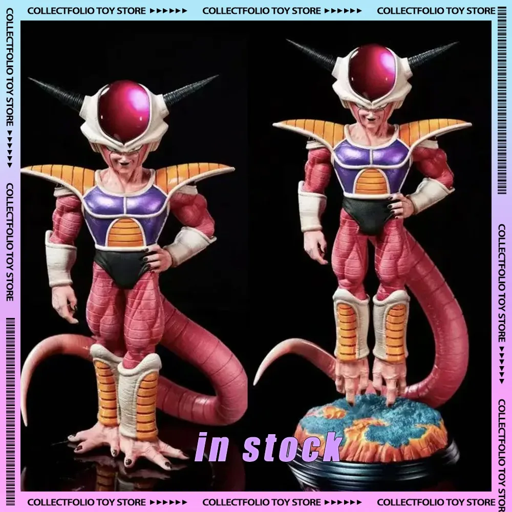 

In Stock Dragon Ball First Form Frieza PVC Action Figure Anime Collectible Statue DBZ Villain Cooler Brother Gift for Anime Fans