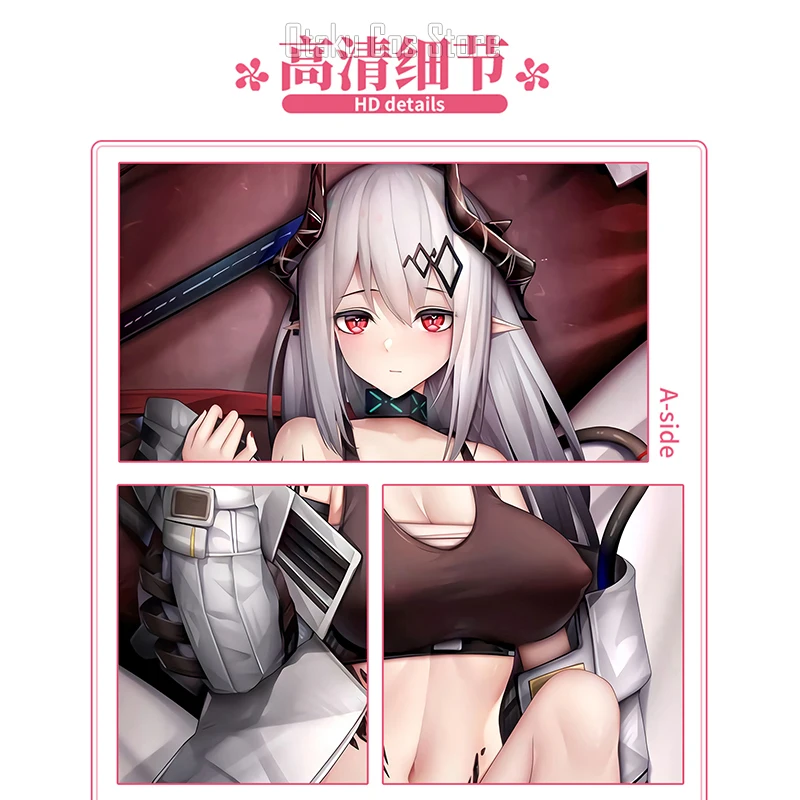 ปลอกหมอนข้างอนิเมะเกมอาร์คไนท์ส มัดร็อค คอสเพลย์ ดาคิมาคุระ ฮิง โอตาคุ ปลอกหมอนอิง XQDM