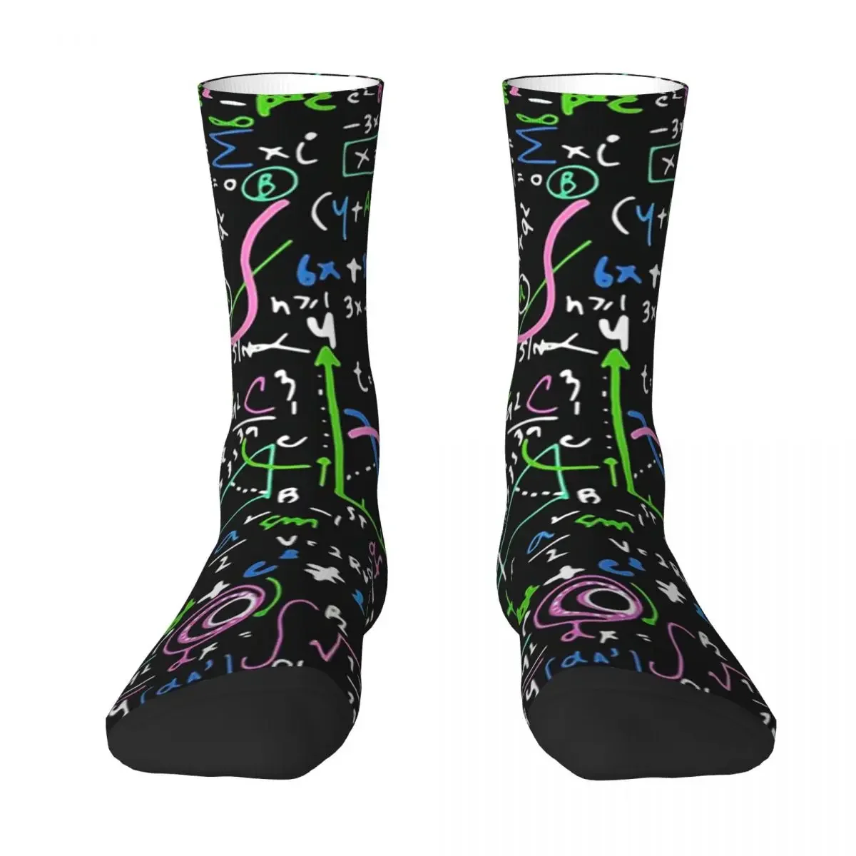 Math Socks Harajuku Super Soft Stockings All Season Long Socks Accessories for Man's Woman's Birthday Present