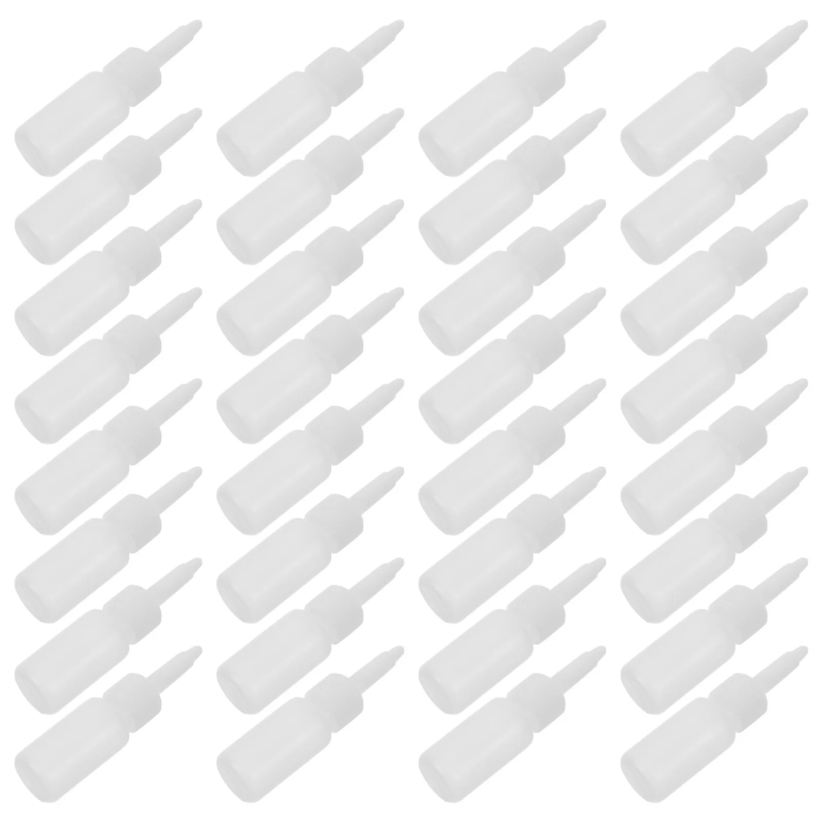 

50Pcs Tattoo Pigment Storage Bottles Transparent Plastic Refillable Ink Containers for Artists Portable Empty Ink Squeeze