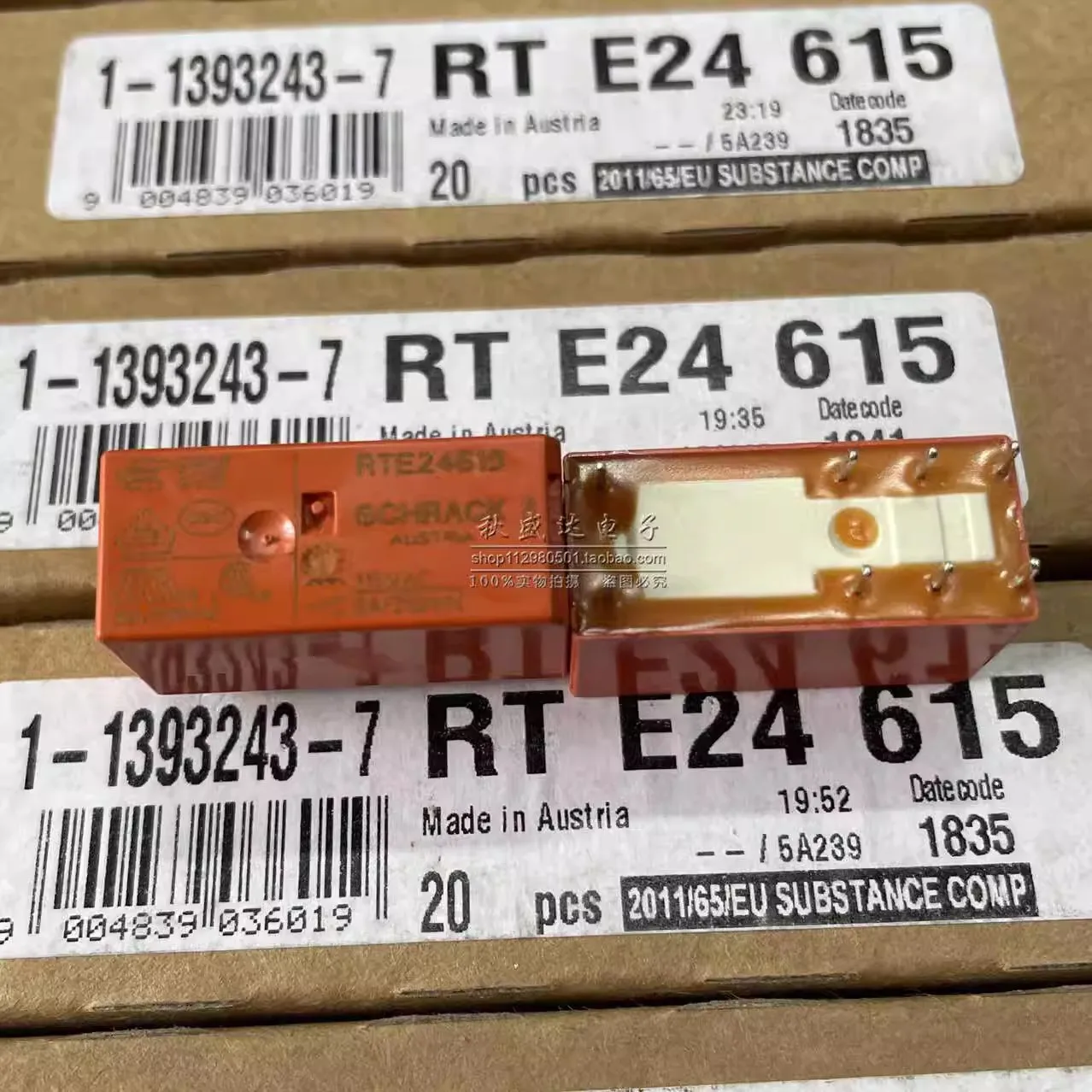 

(5 шт.) Совершенно новое оригинальное реле RT424615 RTE24615 2 Form C, 8-контактное, 115 В переменного тока, 10 А.