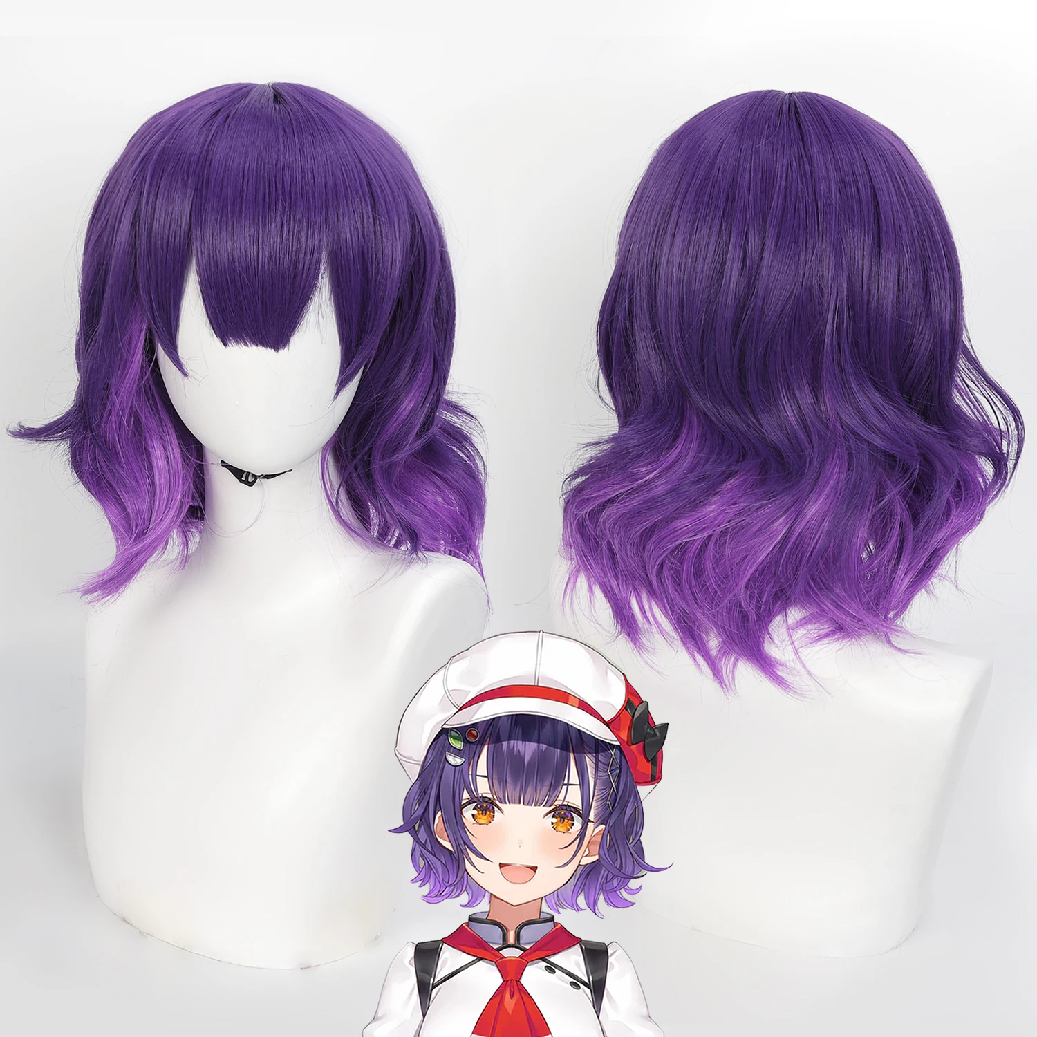 

Парик аниме Honor of Kings Gongsun Li Косплей Парик Женский игровой парик для ролевых игр Синий синтетический парик с челкой Аниме-игра Косплей Вечеринка