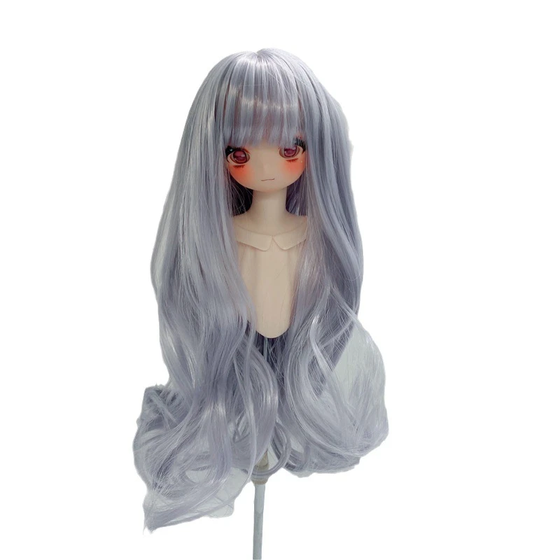 BJD/SD Doll Wig Dark Borwn Long Curly Wig for 1/3 1/4 1/6 Bjd Doll Accessories Girls Toys