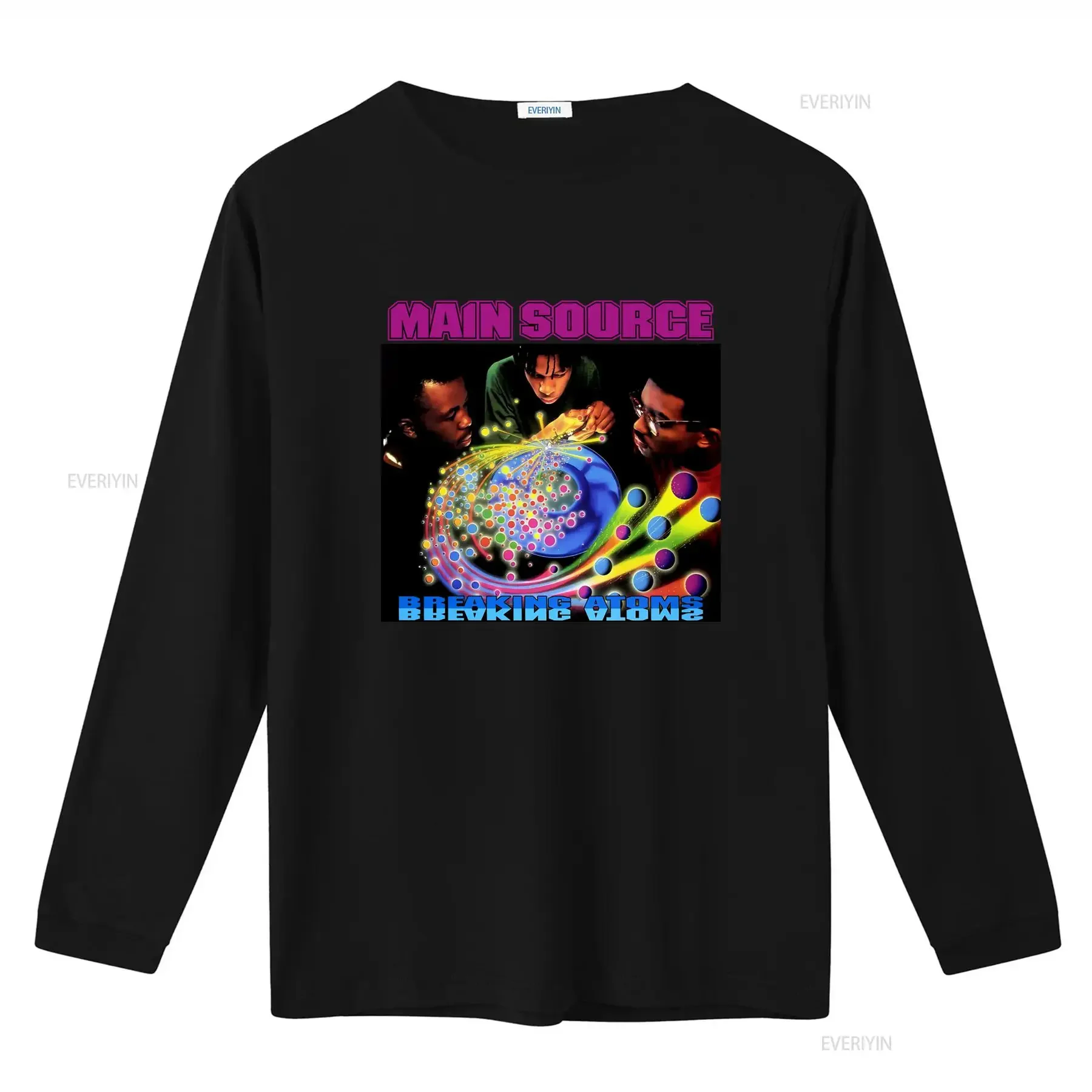 Main Source Breaking Atoms Rap Hip Hop T Shirt Vibrant Design All Sizes Brand New vintage Washed graphic Unisex fashion Casual