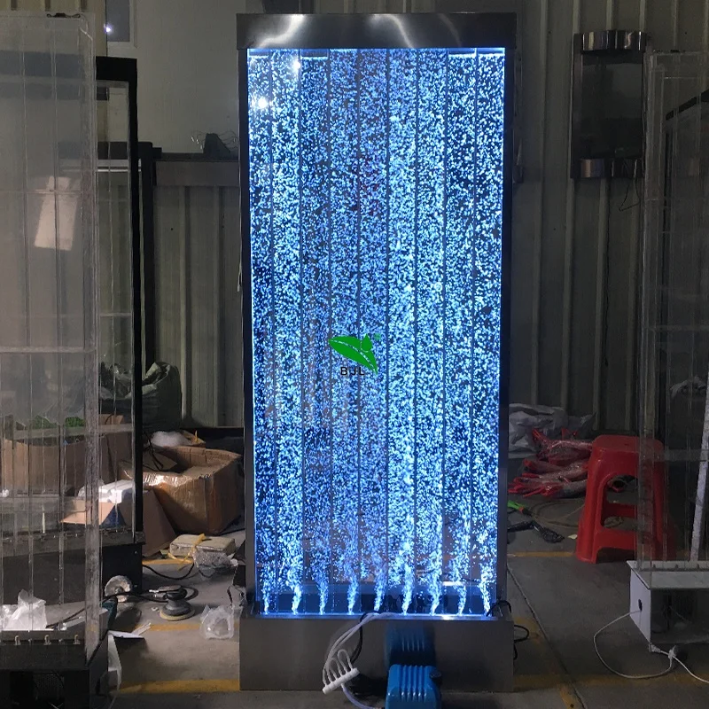 Personalizado. Pantallas de pared y divisores de habitaciones con burbujas que cambian multicolor LED personalizados