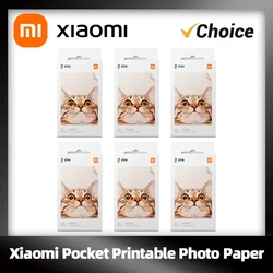 100% New Xiaomi ZINK Pocket Printer Paper Self-adhesive Photo Print 10//50/100 Sheets Xiaomi 3-inch Mini Pocket Photo Printer