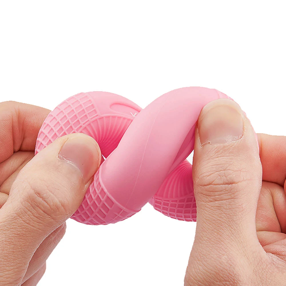 Silicone world Adjustable Hand Grip 20-80LB Gripping Ring Finger Forearm Trainer Carpal Expander Muscle Exercise Gym Fitness