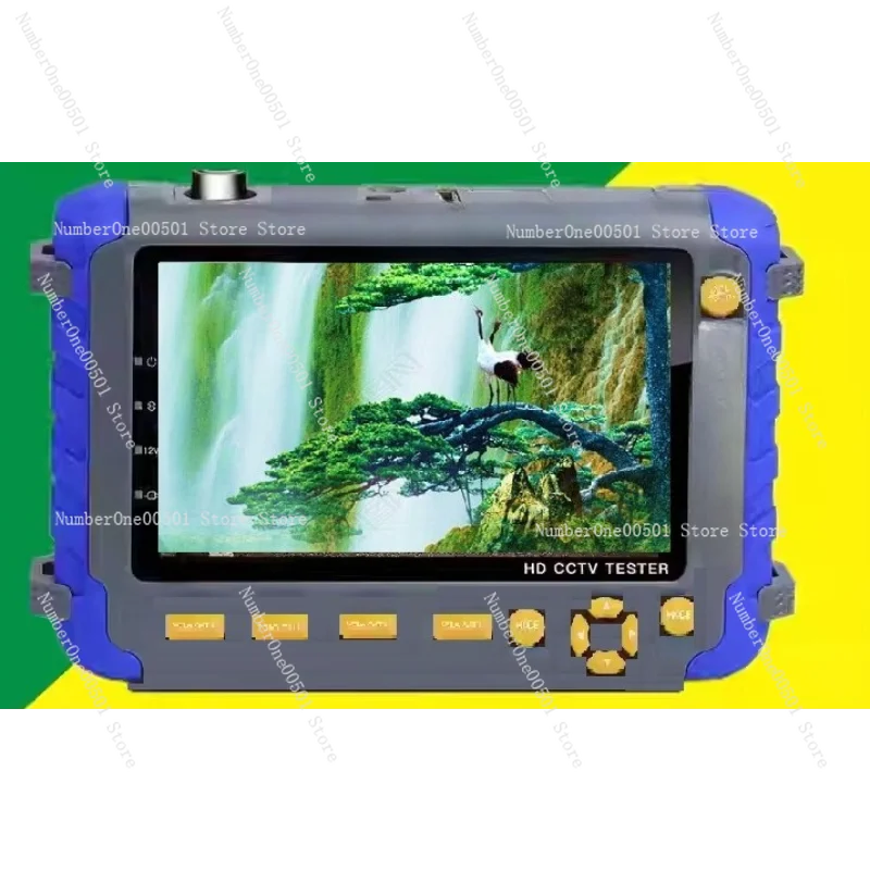

5 Inch Coaxial Engineering Monitor HD AHD TVI CVI CVBS Tester VGA HDMI Input Multifunction Portable Testing Tool 8MP