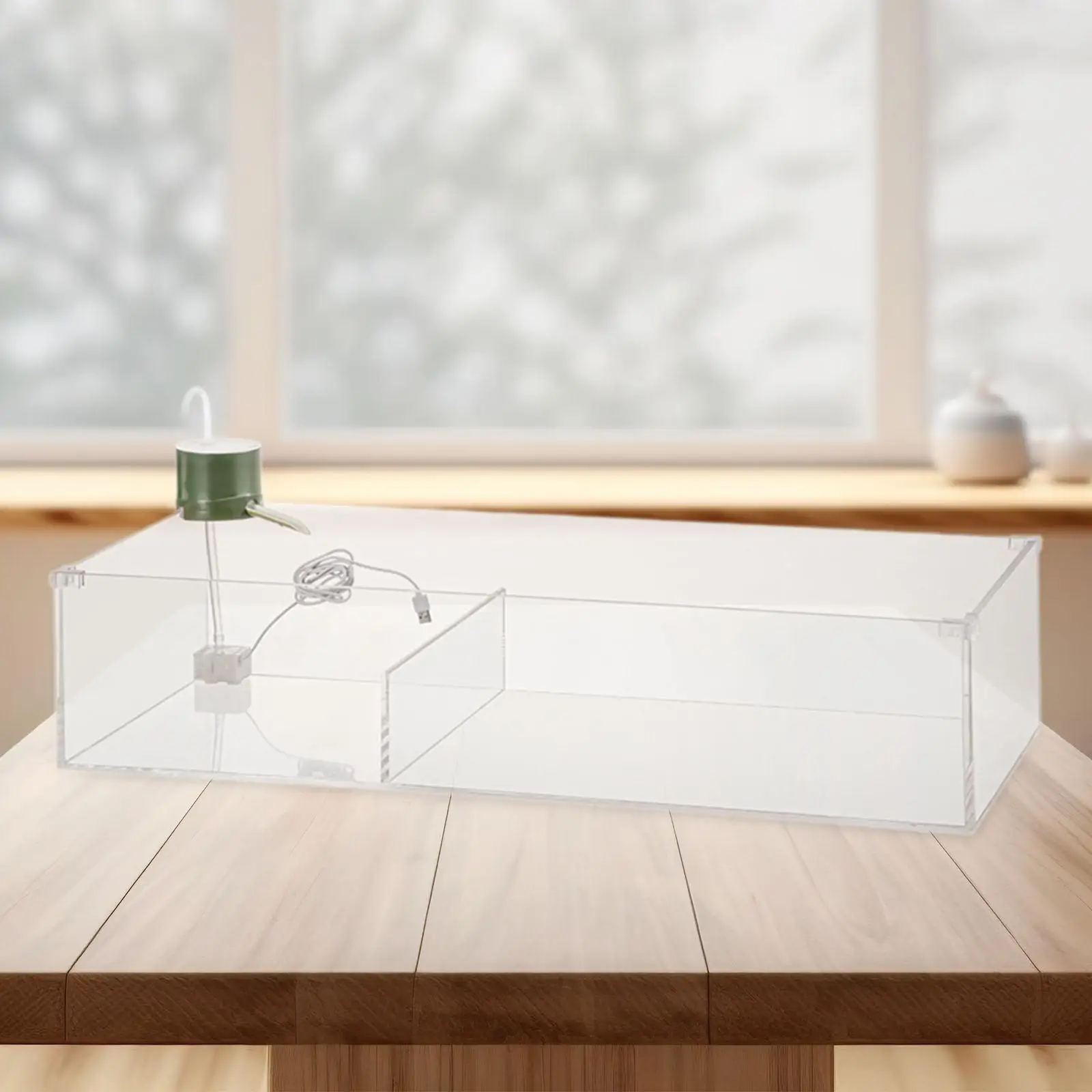 

Turtle Tank Hatching Area Bottom Drainage Climbing with Water Pump Filter Accessories Tortoise Enclosure Starter Pets Accessory